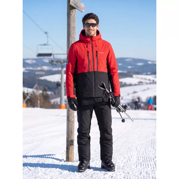  Muška zimska jakna ALTISPORT GALLANT CRVENA 