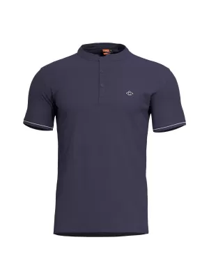 majica PENTAGON LEVANTES HENLEY T-SHIRT STRIPES K09025 TAMNOPLAVA