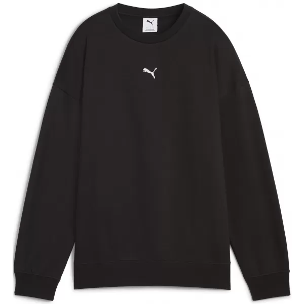  Ženska majica PUMA ESS OVERSIZED CREW FL 68540001 PUMA CRNA 