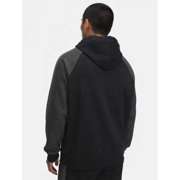  Muški sweatshirt UNDER ARMOUR RIVAL FLC CB HOOD CRNA 