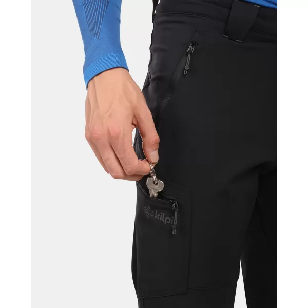  Muške softshell hlače KILPI TIDE-M ZM0411KI CRNI 
