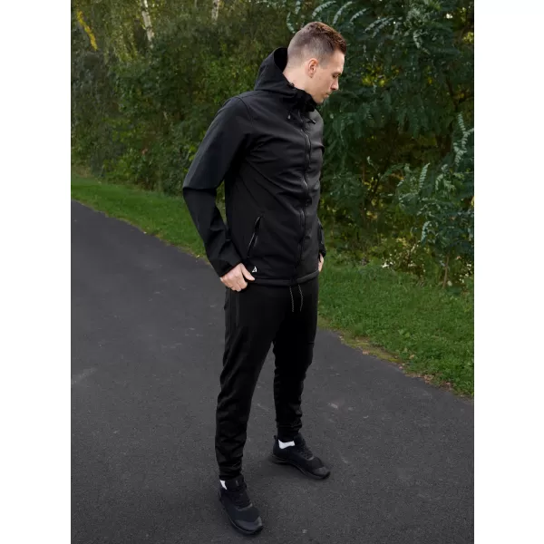  Muška softshell jakna ALTISPORT NEWET CRNA 