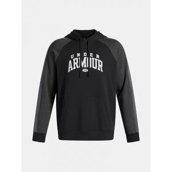  Muški sweatshirt UNDER ARMOUR RIVAL FLC CB HOOD CRNA 