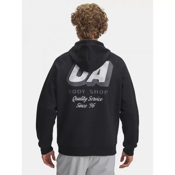 Muški sweatshirt UNDER ARMOUR UA RIVAL FLEECE HBR LOGO HD 6003955-001 CRNA 