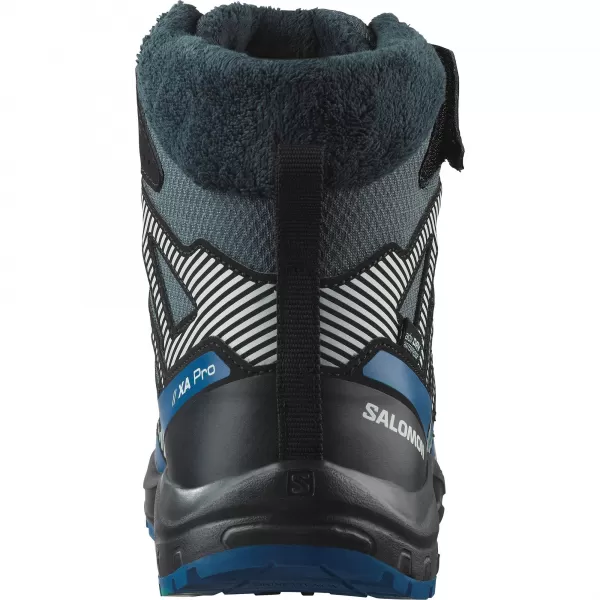  Dječje cipele SALOMON XA PRO V8 WINTER WATERPROOF J TURBULENCIJA/CRNA/TAMNOPLAVA 