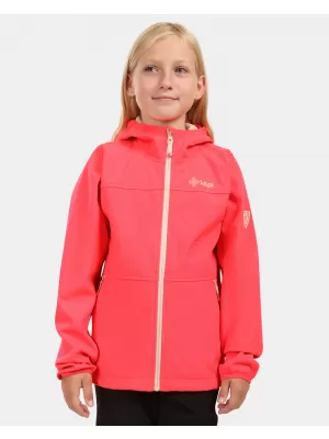 Dječja softshell jakna KILPI RAVIA-J ZJ0115KI RUŽIČASTI