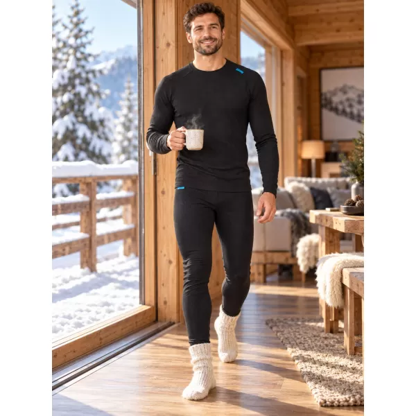  Muški termo set ALTISPORT GAIN CRNA 