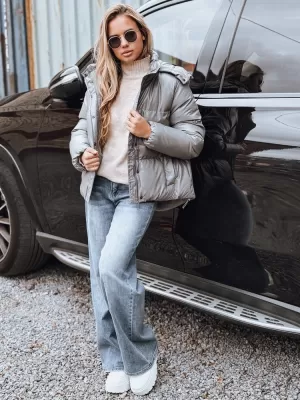 Ženska jakna DSTREET TY5191 TAMNO SIVA