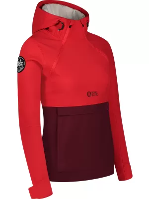 Ženski softshell anorak NORDBLANC NBWSL8275 CRVENA