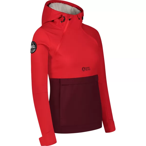  Ženski softshell anorak NORDBLANC NBWSL8275 CRVENA 