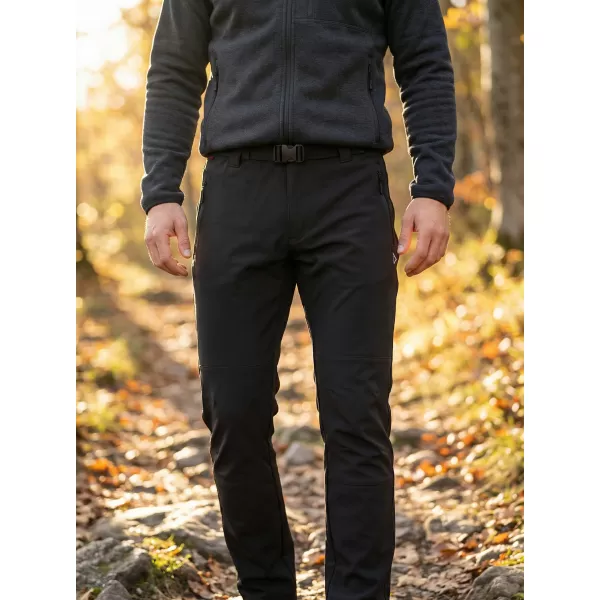  Muške softshell hlače ALTISPORT CORRON CRNA 