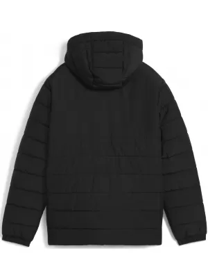 Jakna PUMA TEAMADDITIONS HOODED PADDED JACKET JR 65973803 PUMA CRNO/PUMA SREBRO