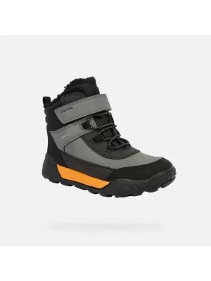 Zimske čizme za dječake GEOX TREKKYUP B ABX J46MBE0MEMSC0036 CRNA