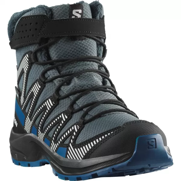  Dječje cipele SALOMON XA PRO V8 WINTER WATERPROOF J TURBULENCIJA/CRNA/TAMNOPLAVA 