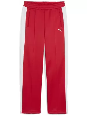 Ženske trenirke PUMA T7 ALWAYS ON STRAIGHT TRACK PANTS OP 62979711 ZA SVA VREMENA CRVENA