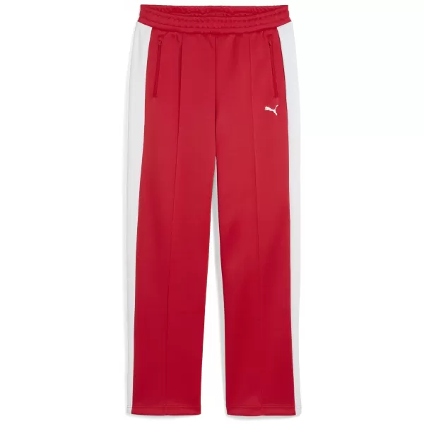  Ženske trenirke PUMA T7 ALWAYS ON STRAIGHT TRACK PANTS OP 62979711 ZA SVA VREMENA CRVENA 