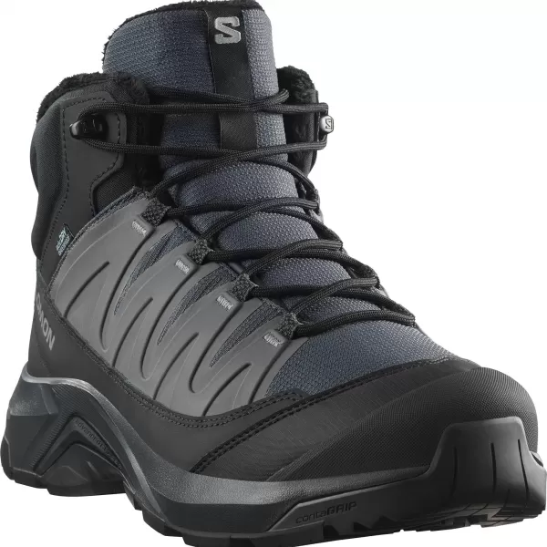  Muške cipele SALOMON X-ADVENTURE COLDRUSH WATERPROOF ASFALT/CRNA/LEGURA 