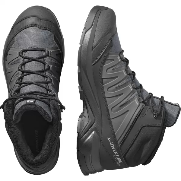  Muške cipele SALOMON X-ADVENTURE COLDRUSH WATERPROOF ASFALT/CRNA/LEGURA 