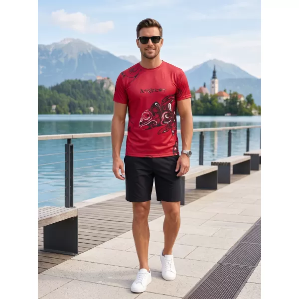  Vrhunska muška košulja za slobodno vrijeme ALTISPORT VOJ/ALM122TR06 CRVENA 