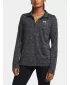 Ženski sweatshirt UNDER ARMOUR TECH 1/2 ZIP- TWIST CRNA