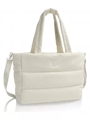 torba HEYS PUFFER TRAVEL TOTE PRLJAVO BIJELO