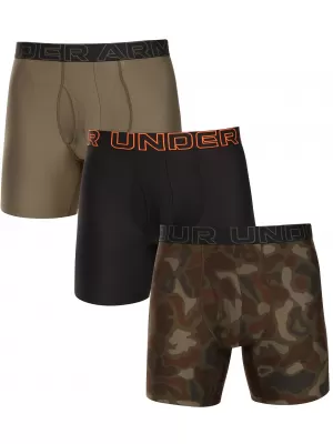 Muške bokserice UNDER ARMOUR M UA PERF TECH (3KS) 1383879-392 CRNA SA SOLARNIM ORANOM