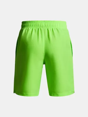 Kratke hlače za dječake UNDER ARMOUR UA TECH WOVEN WORDMARK SHORT 1383341-389 ZELENA
