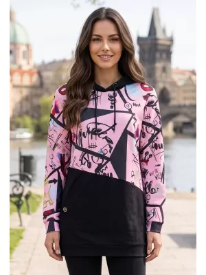 Ženska majica KIXMI VONITA SVIJETLO RUŽIČASTA