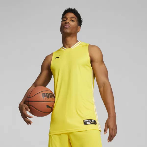  Muški dres PUMA HOOPS TEAM GAME JERSEY 67662805 CYBER ​​ŽUTA 