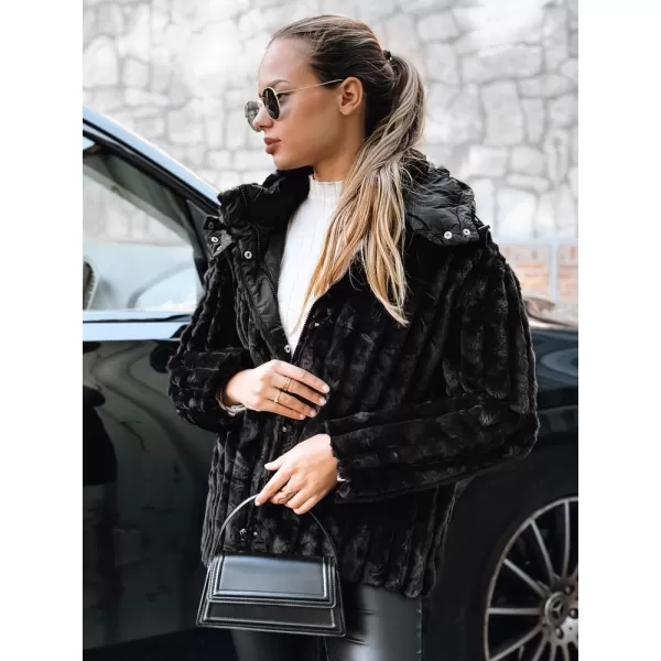  Ženska jakna DSTREET TY5276 CRNA 