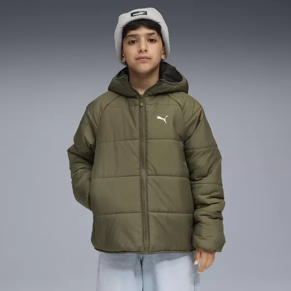  Jakna PUMA REVERSIBLE PUFFER JACKET 68840781 LOBEN ZELENA 