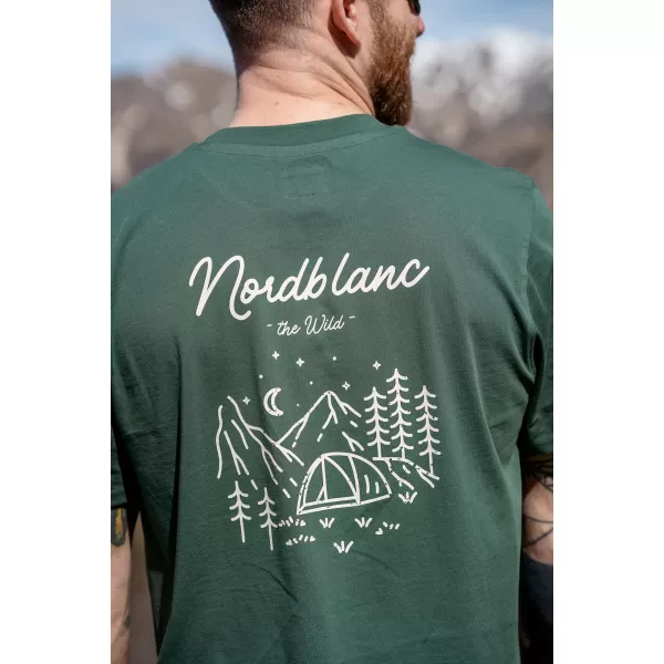  Košulja NORDBLANC CAMPING NBSMT8157 TAMNOZELENA 
