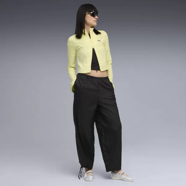  Ženska jakna PUMA DARE TO SLIM CROPPED TRACK JACKET 63214635 ZLATNI MJESEC 