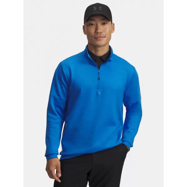  Muški sweatshirt UNDER ARMOUR UA DRIVE MIDLAYER PULLOVER 1387124-402 PLAVA 