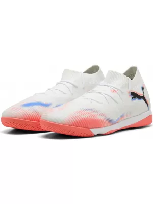 Čizme PUMA FUTURE 8 MATCH IT 10859801 WHITE/ BIJELA/PUMA CRNO/BLISTAVO CRVENO