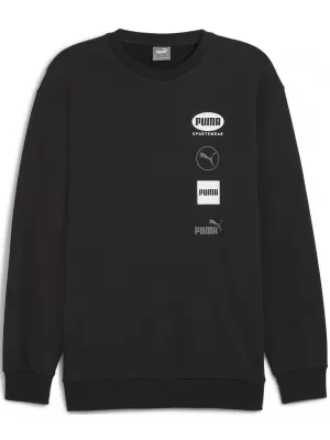 Muška dukserica PUMA POWER GRAPHIC CREW 68275101 PUMA CRNA