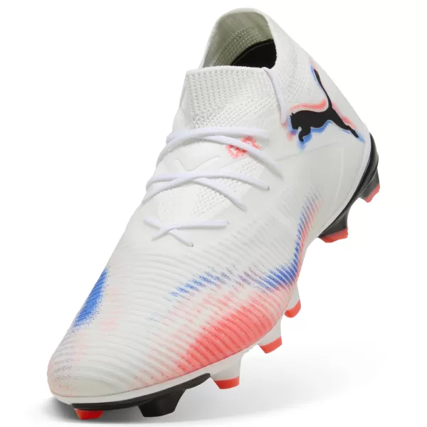  Muške cipele PUMA FUTURE 8 MATCH FG/AG 10859301 WHITE/ BIJELA/PUMA CRNO/BLISTAVO CRVENO 
