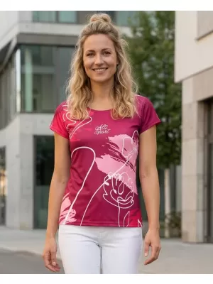 Vrhunska ženska košulja za slobodno vrijeme ALTISPORT VOJ/ALW120TR06 FUKSIJA