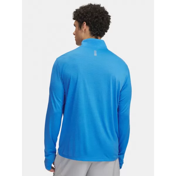  Muška majica kratkih rukava UNDER ARMOUR UA LAUNCH 1/4 ZIP 6005542-402 PLAVA 
