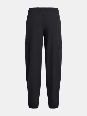 Sportske hlače za djevojčice UNDER ARMOUR UA RIVAL WOVEN CARGO PANTS 1386527-001 CRNA