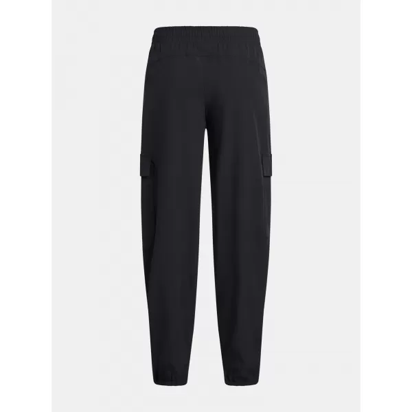  Sportske hlače za djevojčice UNDER ARMOUR UA RIVAL WOVEN CARGO PANTS 1386527-001 CRNA 