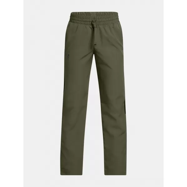  Sportske hlače za dječake UNDER ARMOUR UA B RIVAL WVN PANT 1390155-390 ZELENA 