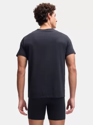 Muška majica kratkih rukava UNDER ARMOUR M UA PERF COTTON CREW NECK-2PK 6007621-001 CRNA