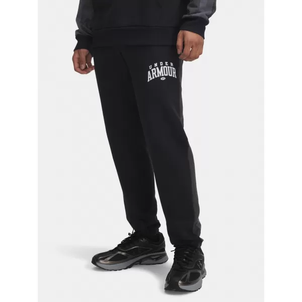  Muške sportske hlače UNDER ARMOUR UA RIVAL FLC CB PANTS 6003954-001 CRNA 