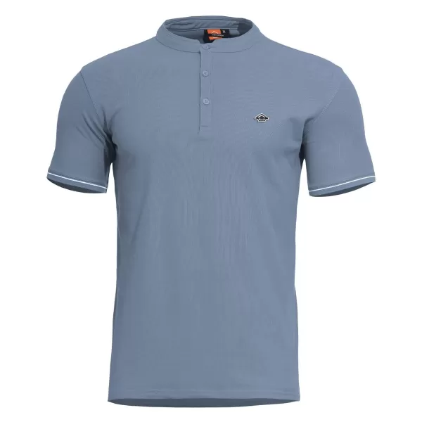  majica PENTAGON LEVANTES HENLEY T-SHIRT STRIPES K09025 ZORA PLAVA 