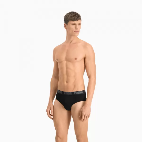  Muški gaćice PUMA BASIC BRIEF 2P 88910006 CRNO/CRNO 