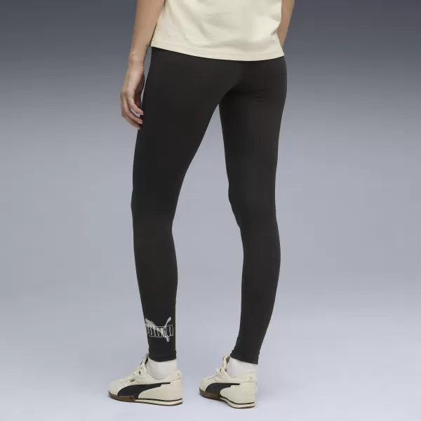  Tajice PUMA ESS LOGO LAB LEGGINGS 68808901 PUMA CRNA 