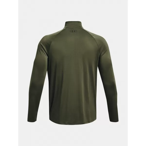  Muška majica kratkih rukava UNDER ARMOUR UA TECH 2.0 1/2 ZIP 1328495-392 ZELENA 