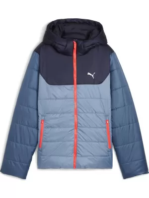 Jakna PUMA ESS HOODED PADDED JACKET 68522634 HLADNO PLAVA