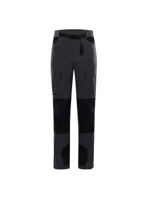 Muške softshell hlače ALPINE PRO AKAN 2 TAMNOSIVA